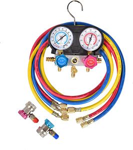 Aain LX14 R134 Diagnostic A/C Manifold Gauge Kit HVAC Air Conditioning Charging