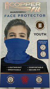 NEW COPPER FIT GUARDWELL FACE PROTECTOR YOUTH MASK  BLUE NEW IN BOX Lot Of 3