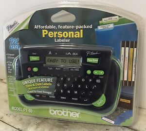 Brother Model PT-80 Personal Labler - Label Make Printer - M Tape (brand new)