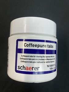 Schaerer Coffeepure tabs NEW Cleaning Tabs for Espresso Machine 100 tabs