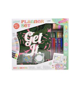 3Birds Design Deluxe Planner Set w/Open Dated Spiral Planner 1000+ Pieces NEW