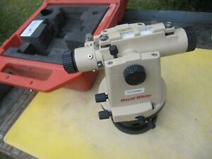 David White LT8-300 Model 8870 Universal Optical Level Transit with case