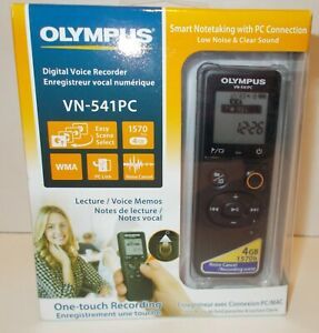 Olympus VN-541PC 4GB Digital Voice Recorder - Black