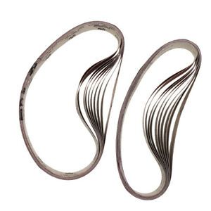 20Pcs 1inch x 30inch 400 Grit &amp; 600 Grit Aluminum Oxide Sanding Belt for Wood,