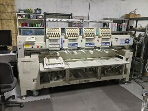 Commercial Embroidery Machine Brother BES-1240BC 4-head 12-needle