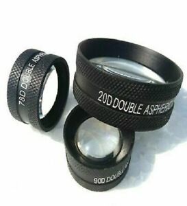 20D 78D And 90D Combo Pack Double Aspherical Lens In Wooden Box