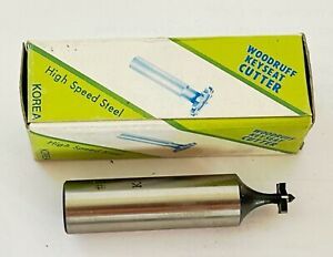 Interstate Woodruff Key Seat Cutter 5/16&#034; Dia. x 1/16&#034; Face Width HSS 6 Teeth