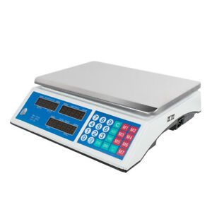66 LB 30KG/5g Digital Weight Scale Price Computing Food Meat Produce Deli Market
