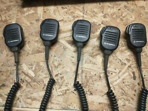 R Lot of 5 MOTOROLA NMN6191C REMOTE RADIO SPEAKER MICROPHONE NOISE CANCELING MIC