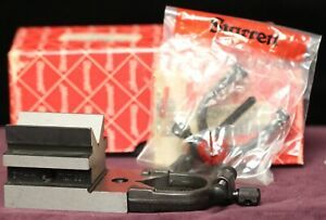 Starrett (No. 567) V Block &amp; (x2) Clamps