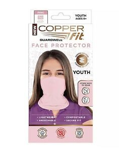Copper Fit Guardwell Face Protector Pink Youth New