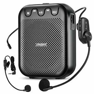 SOULGIRL Wireless Voice Amplifier 15W Voice Loudspeaker with UHF Wireless Mic