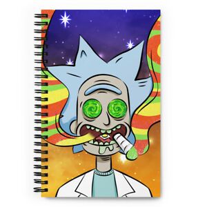 Rick and Morty Psychedelic Notebook 140 Page Double Sided Printed Note book