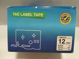 5 Pk Compatible Label Maker Tape 12mm for Brother P-Touch TZ-231 TZe-231 PT-D210