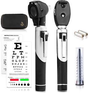 ZetaLife Duplex Otoscope Set - Multi-Function Ear Scope for Ear &amp; Eye - Includes
