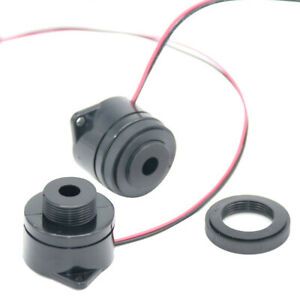 DC12V 24V Active Piezo Buzzer with Spiral Hole