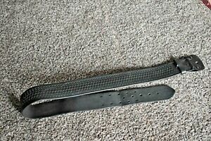SERVICE DUTY BELT  Tex Shoemaker &amp; Son Black Thick Leather N36 Size 36-41