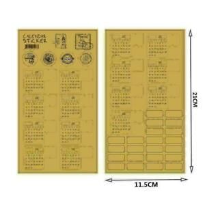 Monthly Calendar Stickers Marker Note For Planner T3A3 sticker Q2H9 Q0S6 R9V1