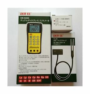 DER Ee De-5000 High Accuracy Handheld LCR Meter with Tl-21 Tl-22