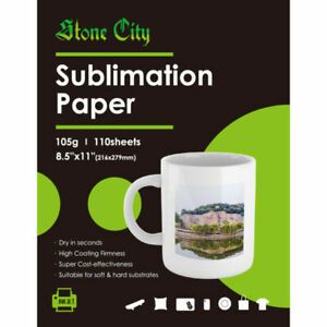 Stone City Heat Transfer Sublimation Paper - 110 Sheets