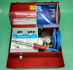 LARAMY PRODUCTS PLASTIC WELDER HEAVY DUTY COMMERCIAL W/ GAST COMPRESSOR