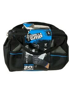 Grease Monkey Gorilla Grip 20 Gloves Mechanic Maximum Gripping Large Grab Go Bag