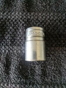 SNAP-ON  &#034;VINTAGE&#034;  1/2&#034; DRIVE,  SHORT,  6 PT.  11/16&#034;, SOCKET, ( TW-221 )  USA