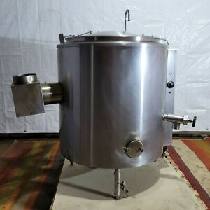 Groen Steam Jacketed Kettle Natural Gas Fired AH/1-40 40 Gallon Bagel Boiler CPS