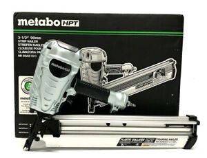 Metabo - NR 90AE (S1) Pneumatic Strip Nailer 3.5&#034;