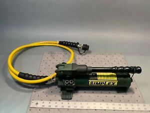 Simplex P20 2 Stage 10,000 PSI 20cu Inch Steel Hydraulic Hand Pump