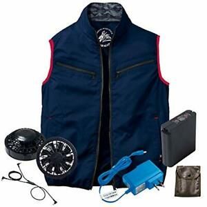 Air-conditioned clothes Z-DRAGON vest, black fan, battery set 74070 JICHODO