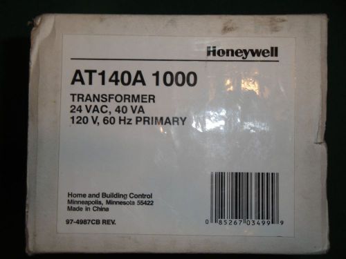 Honeywell 40va 24volt transformer at140a 1000 for sale