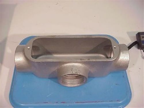 Crouse-Hinds 3&#034; Type T Form 5 Iron Conduit Body