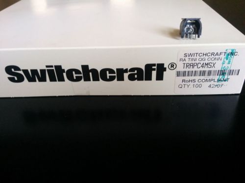 400 pcs TRAPC4MSX Switchcraft Connectors