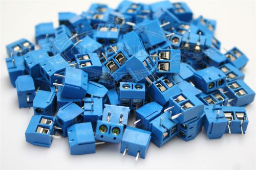 10PC lot  5mm 2-Pin Plug-in Screw Terminal Block Connector Pitch Panel PCB Mount