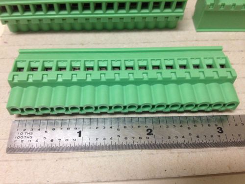 92 new phoenix contact 16 position terminal block mvstb 2.5-5.089 250v 10a 2.5mm for sale