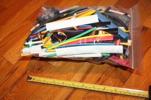1 lb pound lot of heat shrink tubes tubing wire wrap for sale
