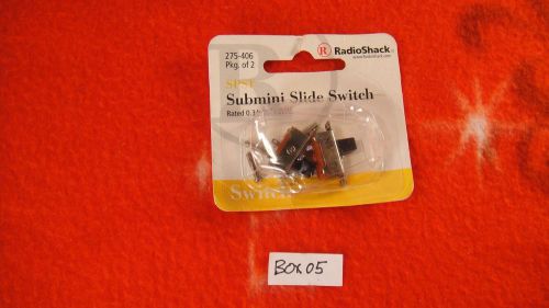 Radishack Submini Slide Switch #275-406