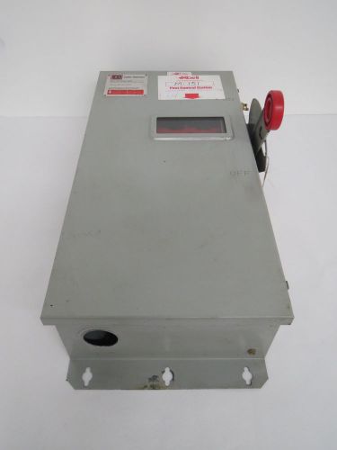 Cutler hammer 12hd363nfw 100a amp 600v-ac 3p fusible disconnect switch b442330 for sale