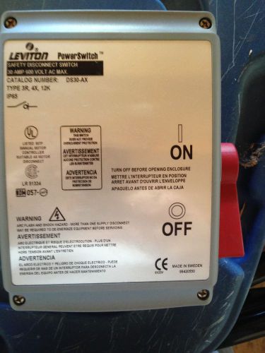 LEVITON SAFTEY DISCONNECT WATER TIGHT