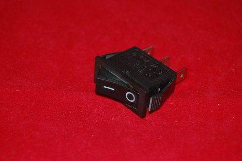 5Pcs Black 2 Position  Rocker Switch 3 Pin 250V AC 6A, 125V AC 10A