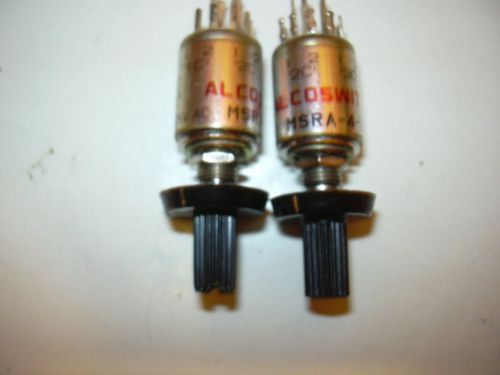 Alco  msra4-2 rotary switch  2 pcs for sale