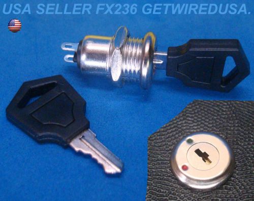 Flush mount 12-volt dc on &amp; off 2 key round toggle switch 2-pin for sale