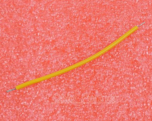 100pcs Yellow Tinning PE Wire PE Cable 50MM 5cm Jumper Wire Copper