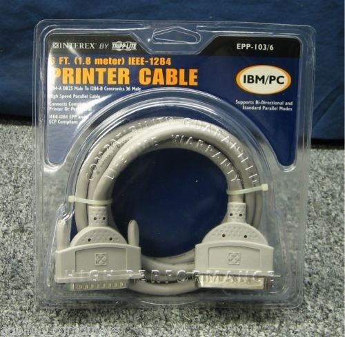 Interex 6 ft Printer Cable - IEEE-1284 Parallel