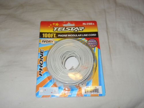 TELSTAR, 100&#039; telephone cable line, in package.