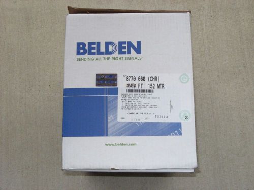 New belden 8770 shielded audio sound &amp; control cable, 18 gauge 3 wire, 350 feet for sale