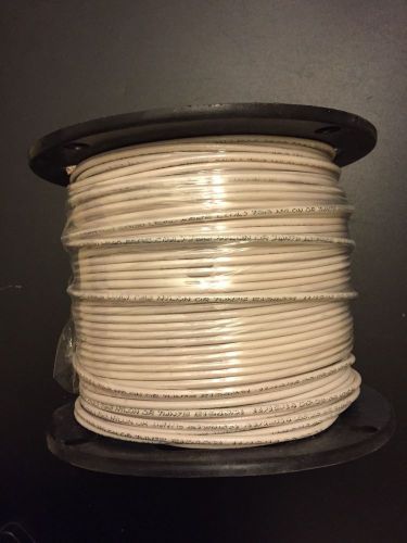 THHN Copper Solid Wire, #12 White Color, 500&#039;