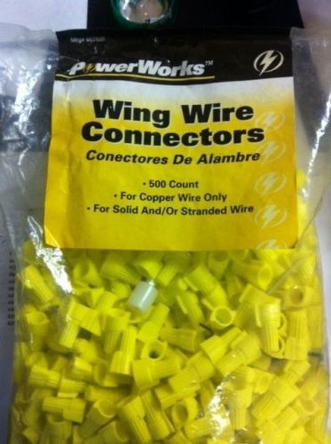 POWER WORKS WING WIRE CONNECTORS 500 PACK