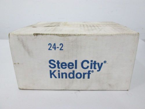 LOT 5 NEW STEEL CITY 2G-1/2 &amp; 3/4 2-GANG BOX 6-13/16IN LONG 1-5/8IN DEEP D293256